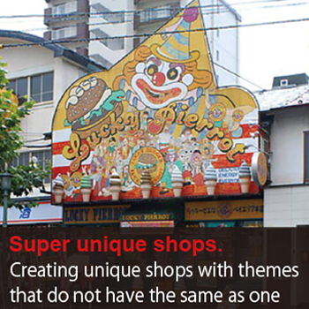 Super unique shops. 17 distinctive shops  in HAKODATE